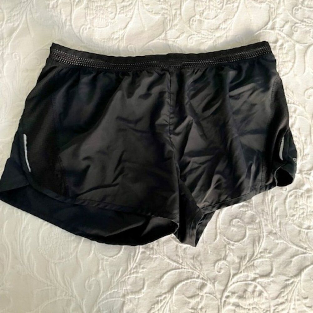 Champion Black Athletic Running Lined Gym Shorts Size XL